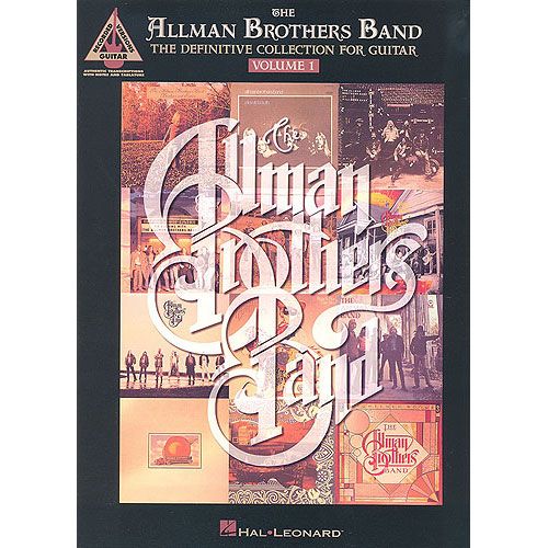  Partition Variete - Allman Brothers Band - Definitive Collection Vol. 1 - Guitare Tab 