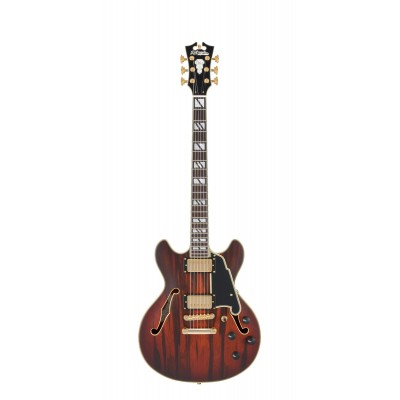 Deluxe Mini DC Satin Brown Burst