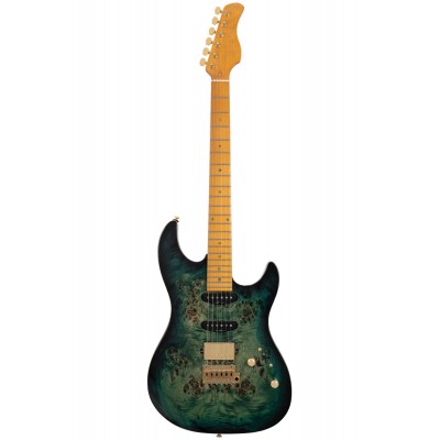 SIRE LARRY CARLTON S10 Hss Tgr Dc Mn Trans Green