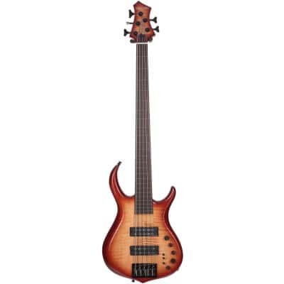 M7 ALDER-5 FL BRS RN FRETLESS BROWN SUNBURST