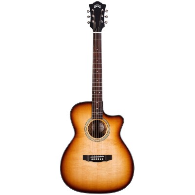 GUILD Om-260Ce Deluxe Burl