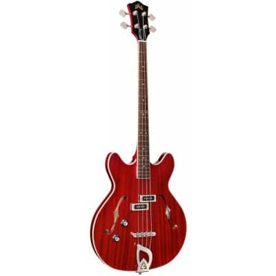 GUILD STARFIRE BASS I - LH CHERRY RED