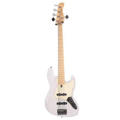 V7 SWAMP ASH-5 FL WB V2  WHITE BLOND FRETLESS