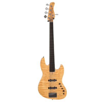 V9 SWAMP ASH-5 NT FL V2 NATURAL FRETLESS