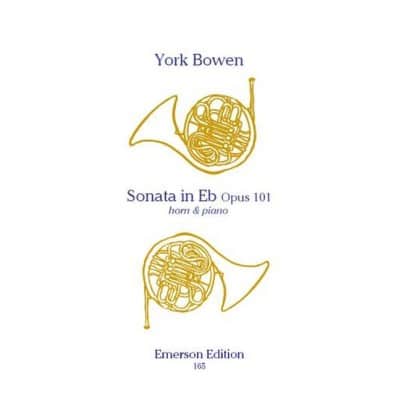 BOWEN YORK - SONATE IN E FLAT - COR & PIANO