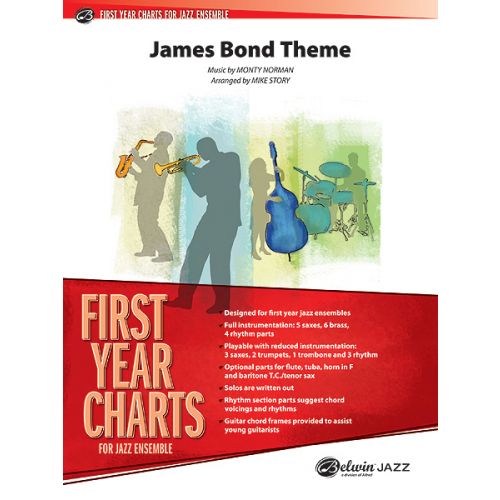 ALFRED PUBLISHING STORY MICHAEL - JAMES BOND THEME - JAZZ BAND