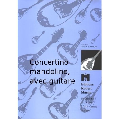 JEAN & DAGOSTO - CONCERTINO MANDOLINE, AVEC GUITARE