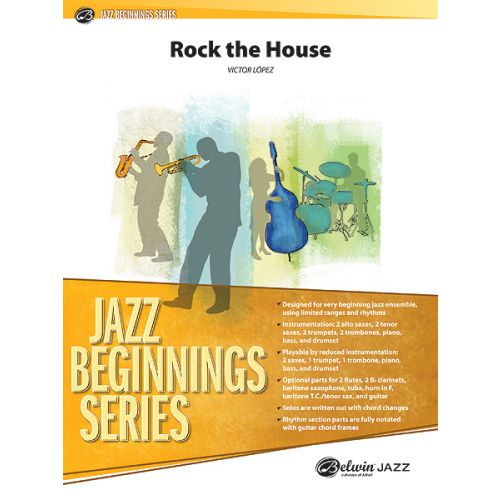 ALFRED PUBLISHING LOPEZ VICTOR - ROCK THE HOUSE - JAZZ BAND