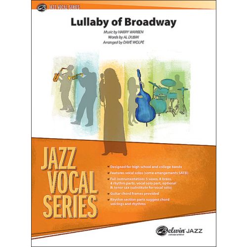 ALFRED PUBLISHING WOLPE DAVE - LULLABY OF BROADWAY - VOCAL JAZZ ENSEMBLE