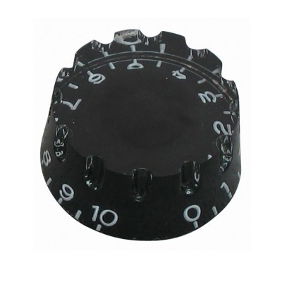 GT SPEED KNOBS-BLACK- SET/2 -KB100