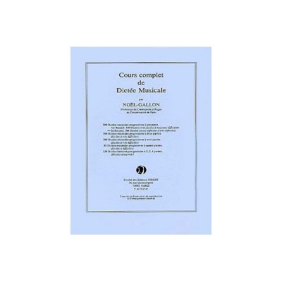 GALLON NOEL - DICTEES PROGRESSIVES A 1 PARTIE (200) VOL.2