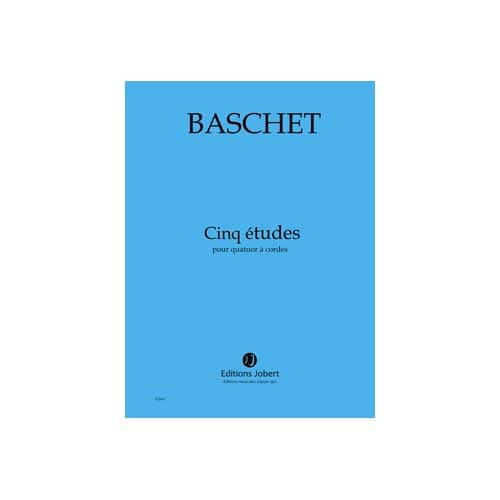 BASCHET FLORENCE - ETUDES POUR QUATUOR A CORDES (5) - QUATUOR A CORDES