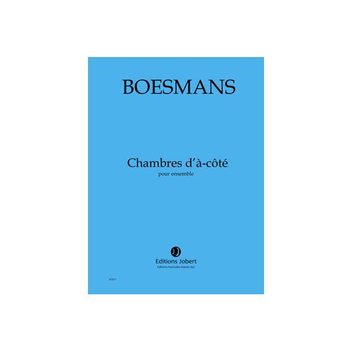 BOESMANS PH. - CHAMBRES D'A-COTE - CONDUCTEUR