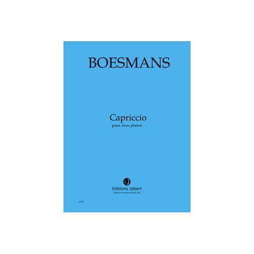 BOESMANS - CAPRICCIO - 2 PIANOS ET ORCHESTRE