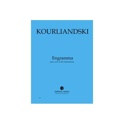 KOURLIANDSKI DMITRI - ENGRAMMA - VOIX ET 10 INSTRUMENTS