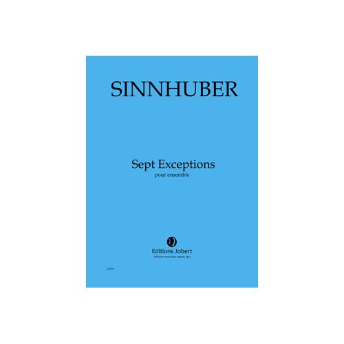 SINNHUBER CLAIRE-MELANIE - EXCEPTIONS (7) - ENSEMBLE