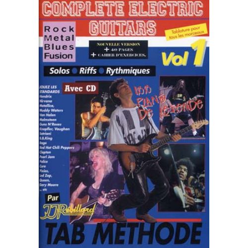 JJREBILLARD Rebillard - Complete Electric Guitars Vol.1 + CD