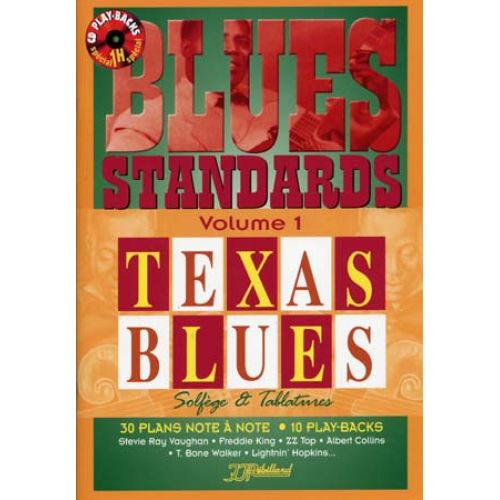 REBILLARD - BLUES STANDARDS VOL.1 TEXAS BLUES + CD - GUITARE