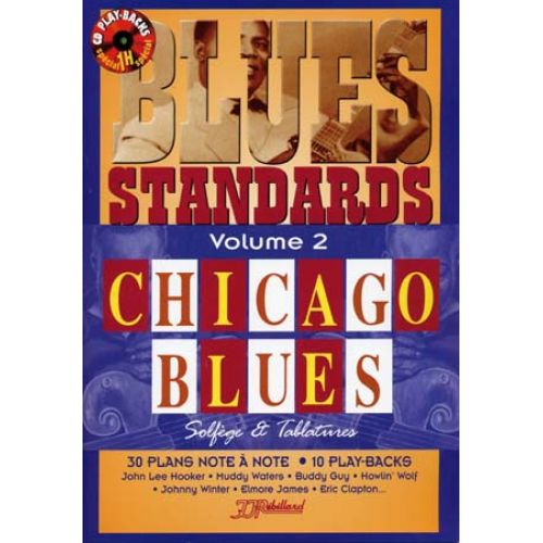 REBILLARD - BLUES STANDARDS VOL.2 CHICAGO BLUES + CD - GUITARE