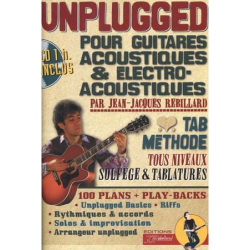 UNPLUGGED GUITARES ACOUSTIQUES + CD