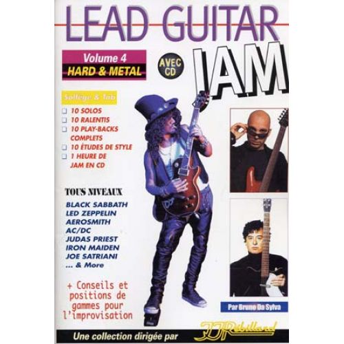 LEAD GUITAR JAM VOL.4 - HARD ET METAL + CD - GUITAR TAB 