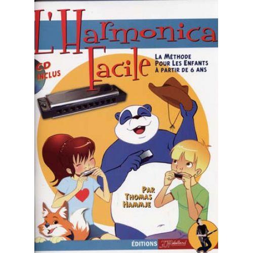 HAMMJE T. - HARMONICA FACILE METHODE POUR ENFANTS + CD