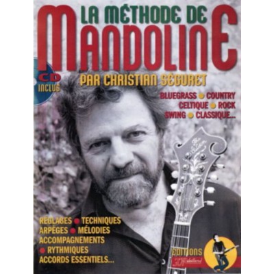 JJREBILLARD SEGURET CHRISTIAN - LA METHODE DE MANDOLINE + CD