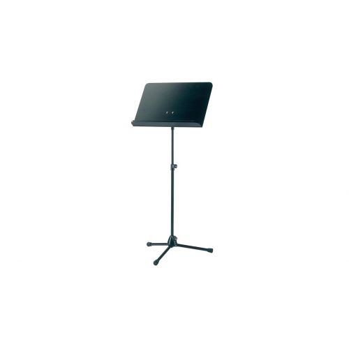 11812-000-55 ORCHESTRA MUSIC STAND BLACK STAND AND BLACK WOODEN DESK