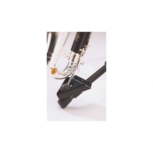 K /& M 15060 Support pour clarinette basse noir