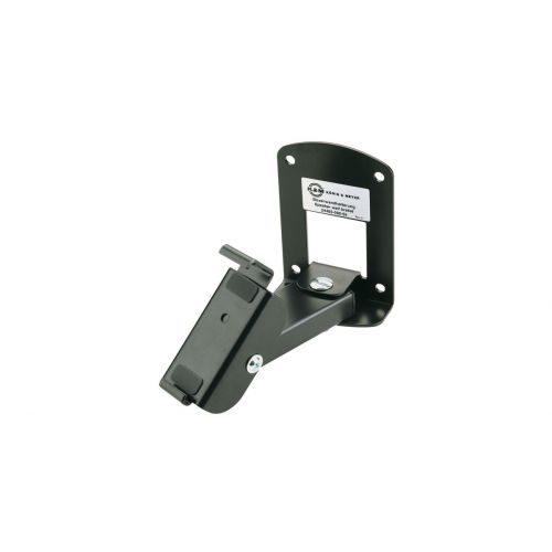 KM 24465-000-55 SUPPORT MURAL NOIR POUR ENCEINTE