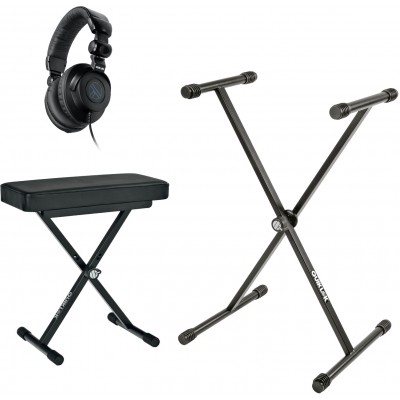 PACK KEYBOARD STAND + SEAT + HEADPHONES