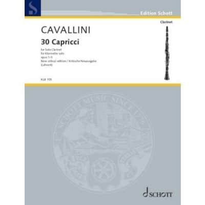 CAVALLINI E. - 30 CAPRICCI - CLARINET