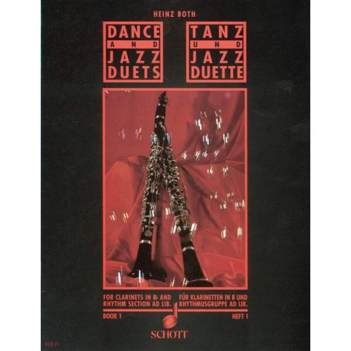 BOTH H. - DANCE AND JAZZ DUETS VOL.1 - 2 CLARINETTES ET SECTION RYTHMIQUE AD.LIB. 