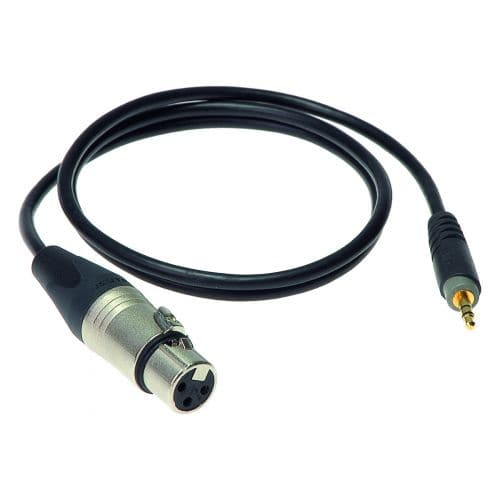 XLR FEMELLE - MINI JACK 1,50 M