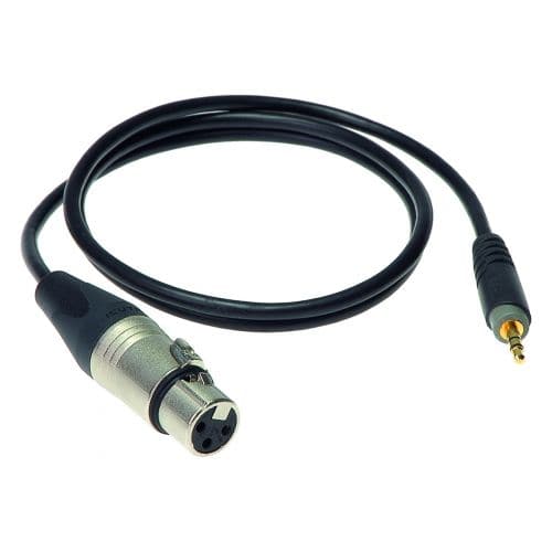 XLR FEMELLE - MINI JACK 3 M