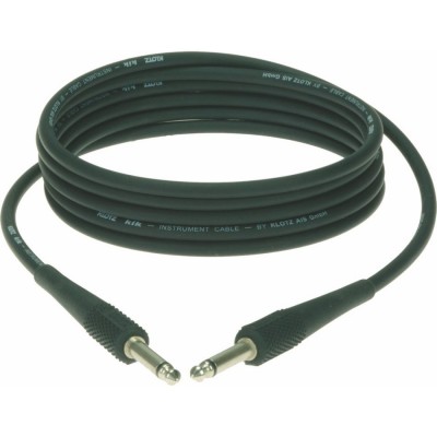 KIK INSTRUMENT CABLE NOIR 1,5M JACK 2P - JACK 2P METAL