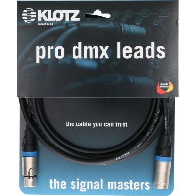 KLOTZ CABLE DMX XLR 3 - 5 M