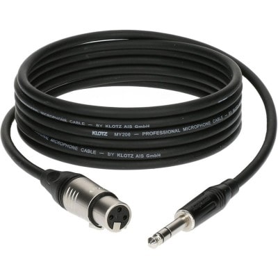 Klotz Mbfs1x0750 Cable Audio Symetrique My206 Noir 7,5 M