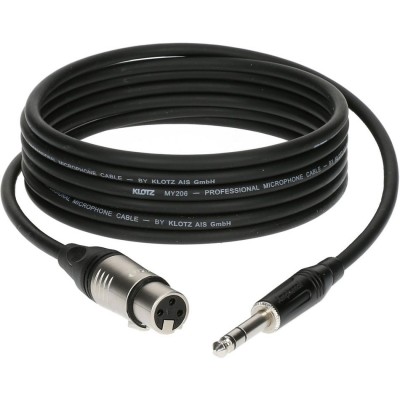 KLOTZ M1FS1K0750 - XLR F / JACK STEREO - 7,5 M