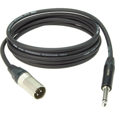 Klotz M1 Mic Cable Noir 2m Xlr 3 Male - Plug 2p Neutrik 