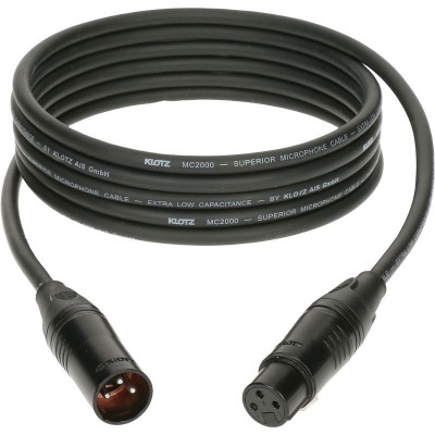 M2 Mic Cable Noir 10M