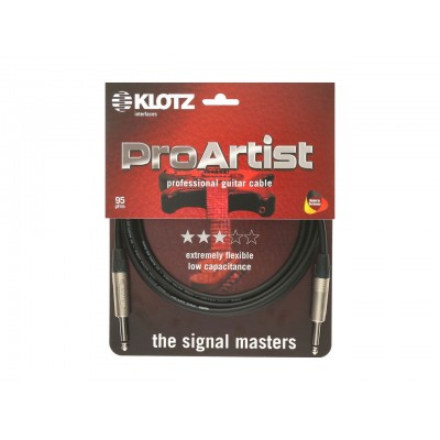 KLOTZ PRON030PP PRO ARTIST INSTR. 3M CABLE JACK 2P - JACK 2P