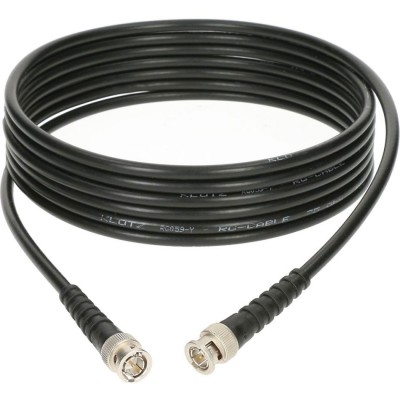 KLOTZ SWCIT0050 VIDEO CABLE BLACK RG59 5M BNC - BNC TELEGARTNER BAG PE