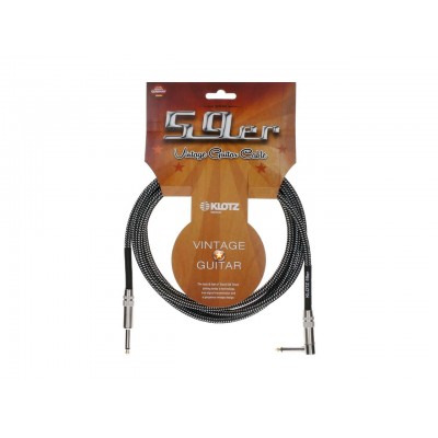 VINA600 VINTAGE 59ER GUITAR CABLE 6M JACK 2P - JACK 2P 90 CABLE