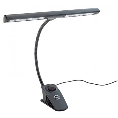 K&M 12295 MUSIC STAND LIGHT - BLACK
