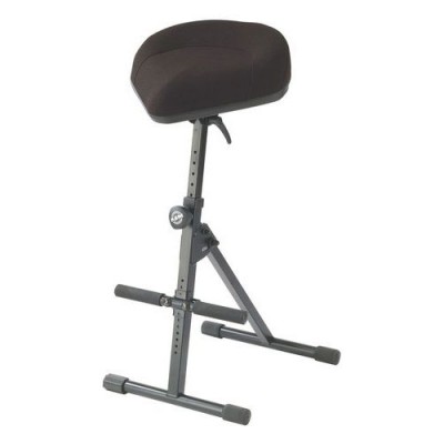Tabouret Pneumatic Noir Fabric