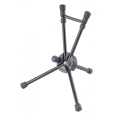 K&M 14355-000-55 Stand Saxxy Noir Pour Saxophone Soprano