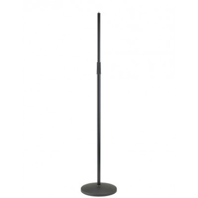 K&m 26125-300-55 Pied De Microphone Droit Noir Telescopique 1000/1700 Mm