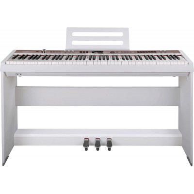 NUX NPK-20 + STAND WITH TRIPLE PEDALS WHITE