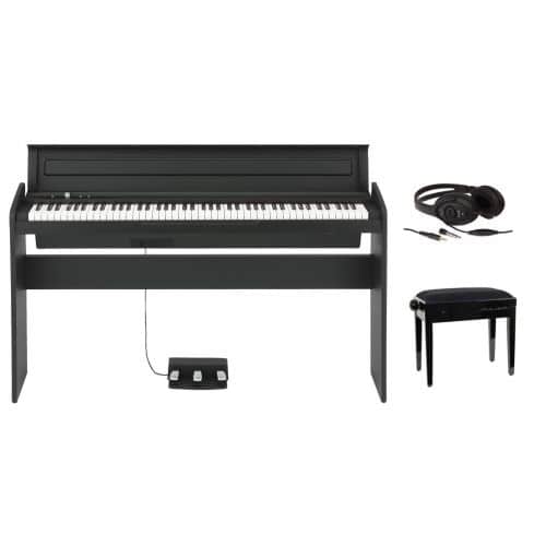 Pack LP-380U-BK + Accessoires : Piano Meuble Korg 